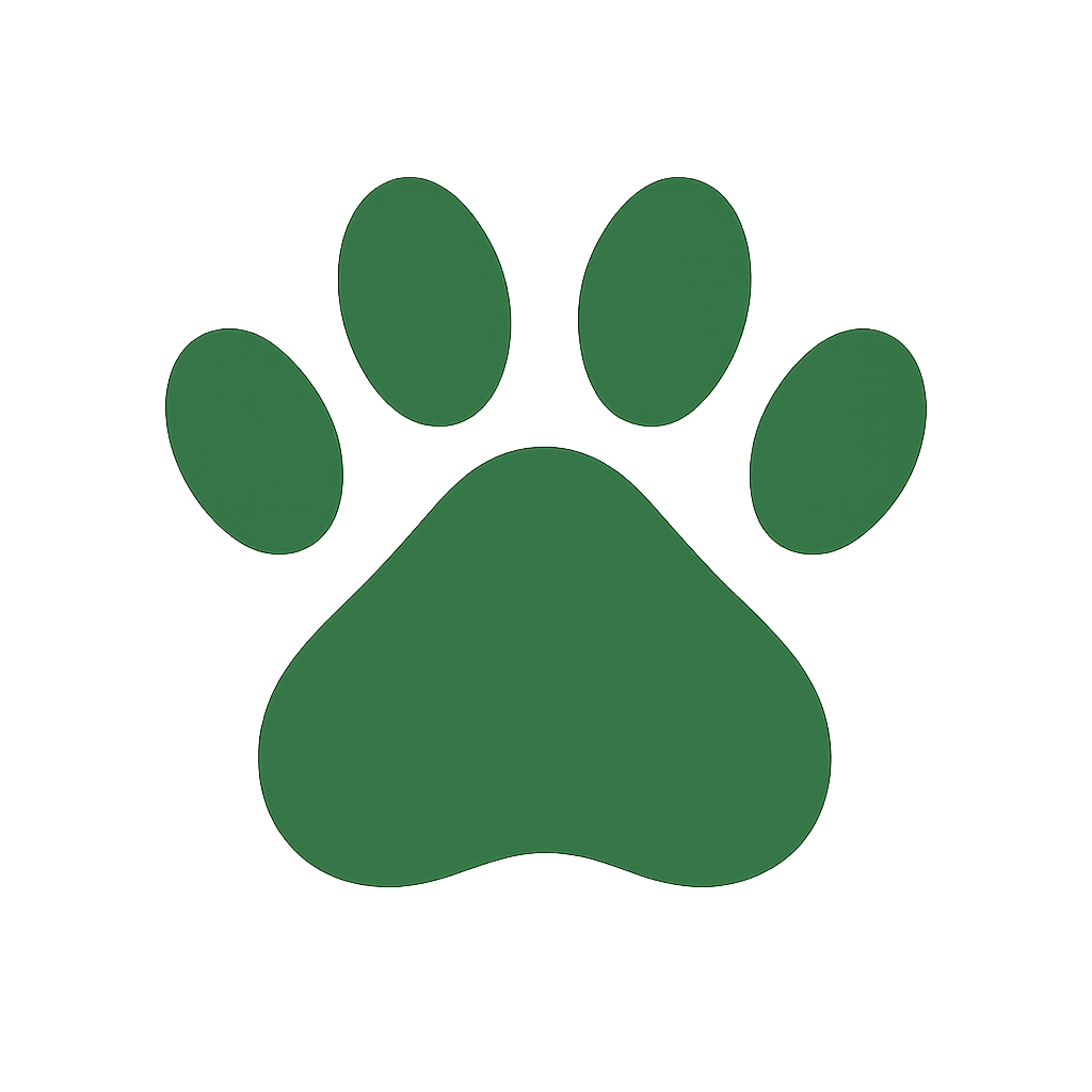 Green paw icon