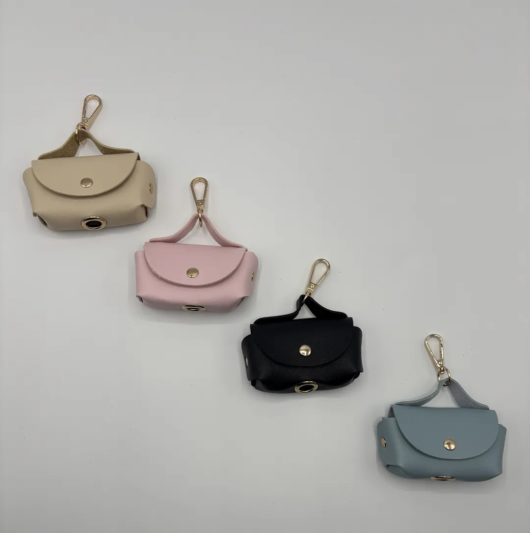 PU Leather Poo Bag Holder