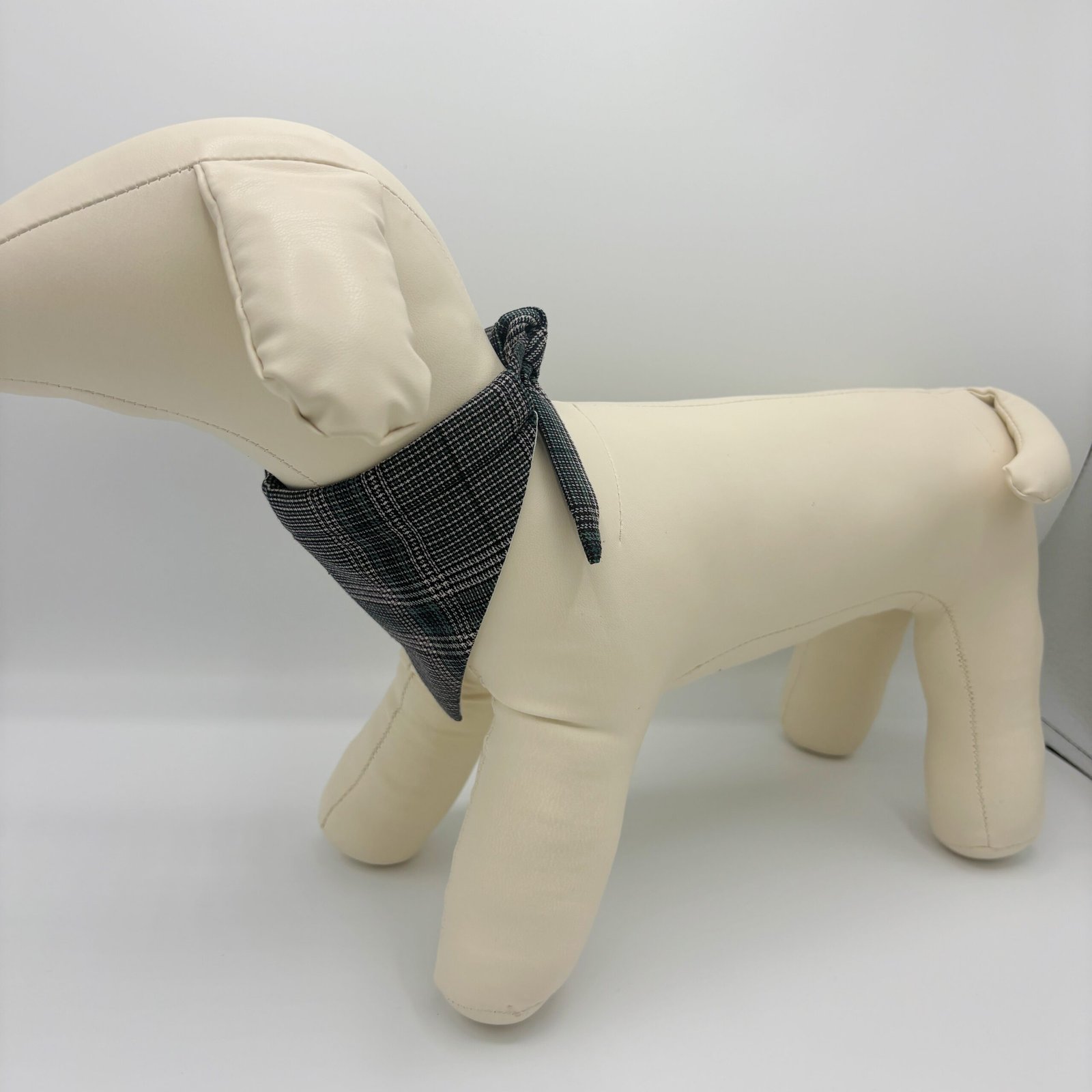 Green Check Dog Bandana - Image 7