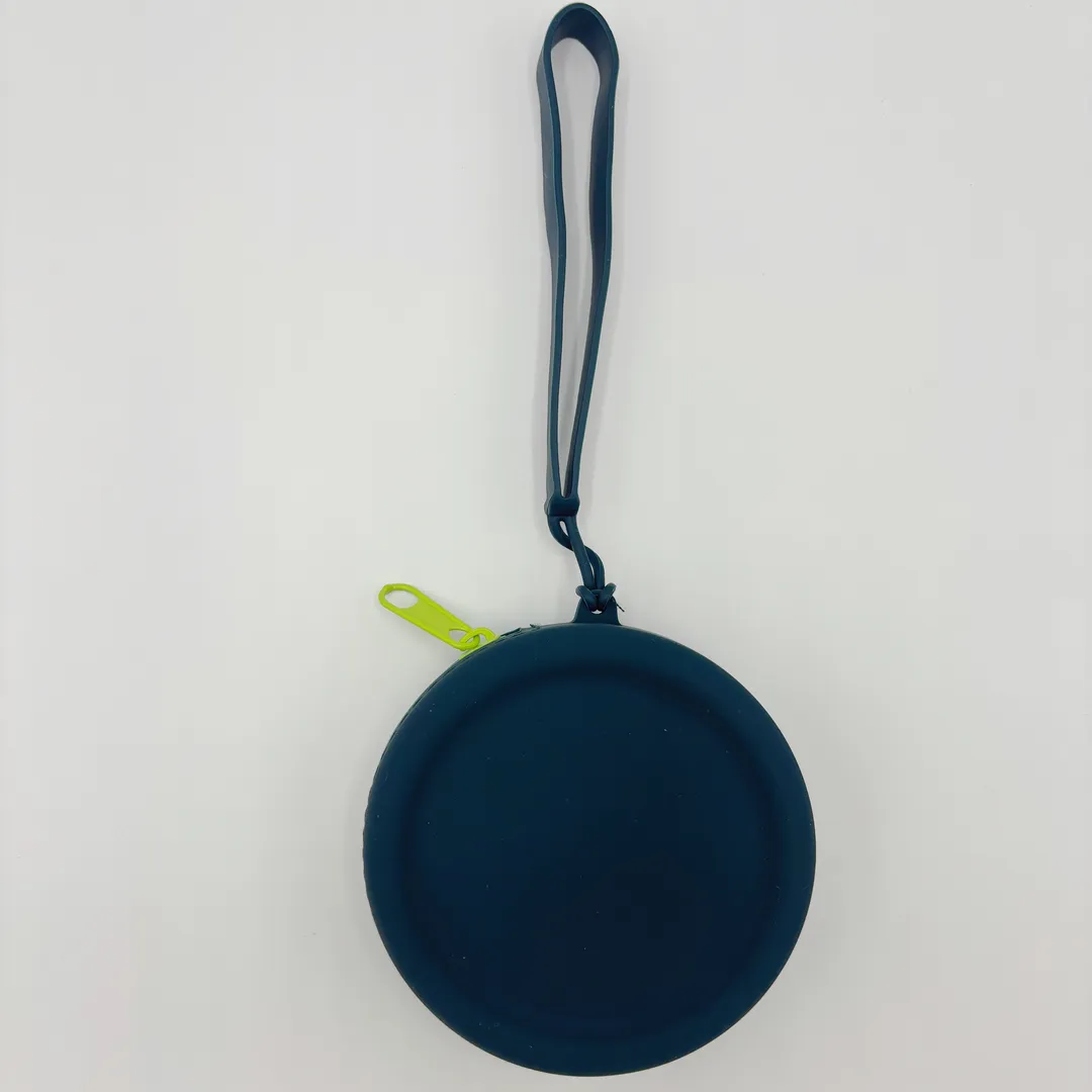Silicone Zip-Up Dog Treat Purse with strap - Image 5