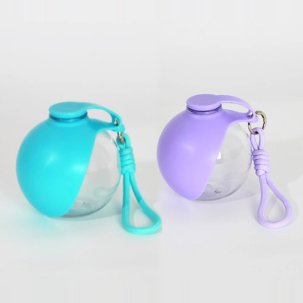 Portable Dog Water Bottle with Foldable Drinking Bowl
